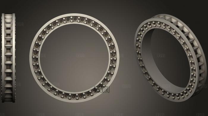 Wedding Ring73 stl model for CNC